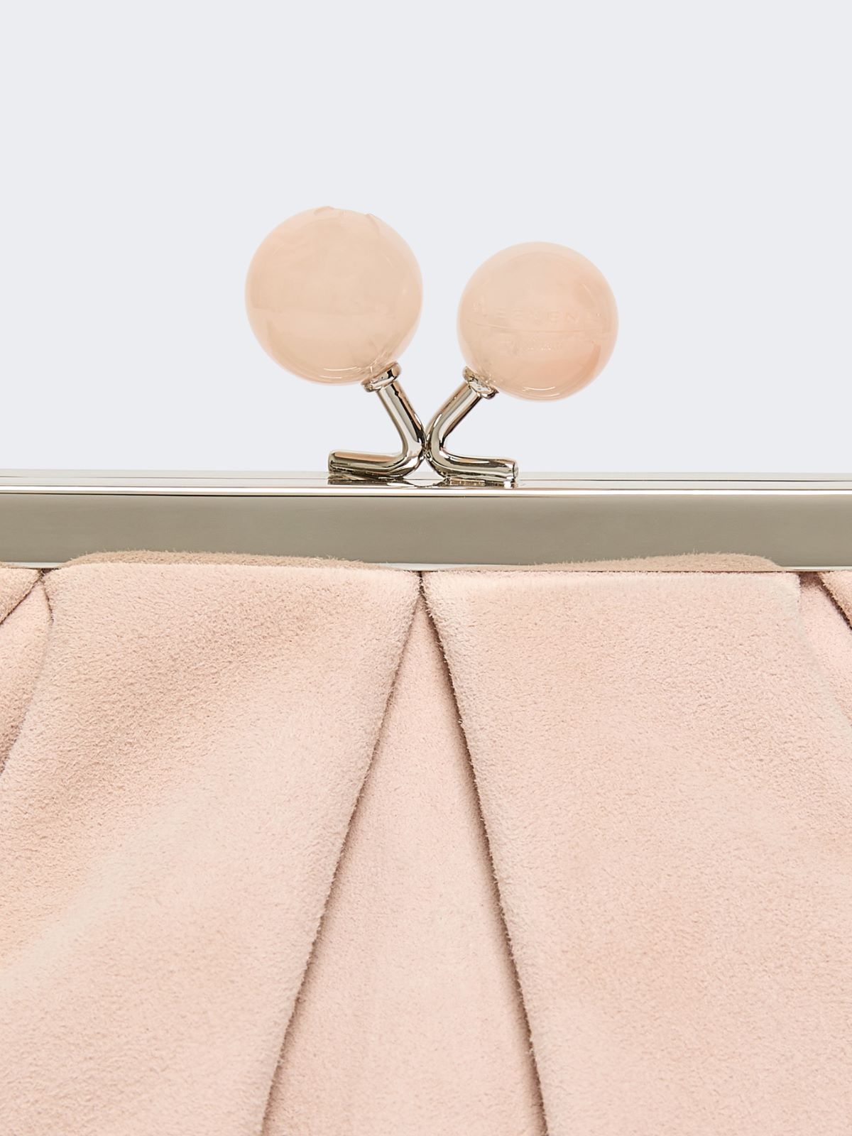 Small suede Pasticcino Bag - POWDER - Max Mara - 5