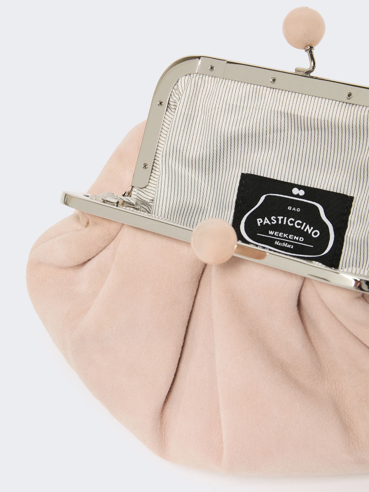 Small suede Pasticcino Bag - POWDER - Max Mara - 5