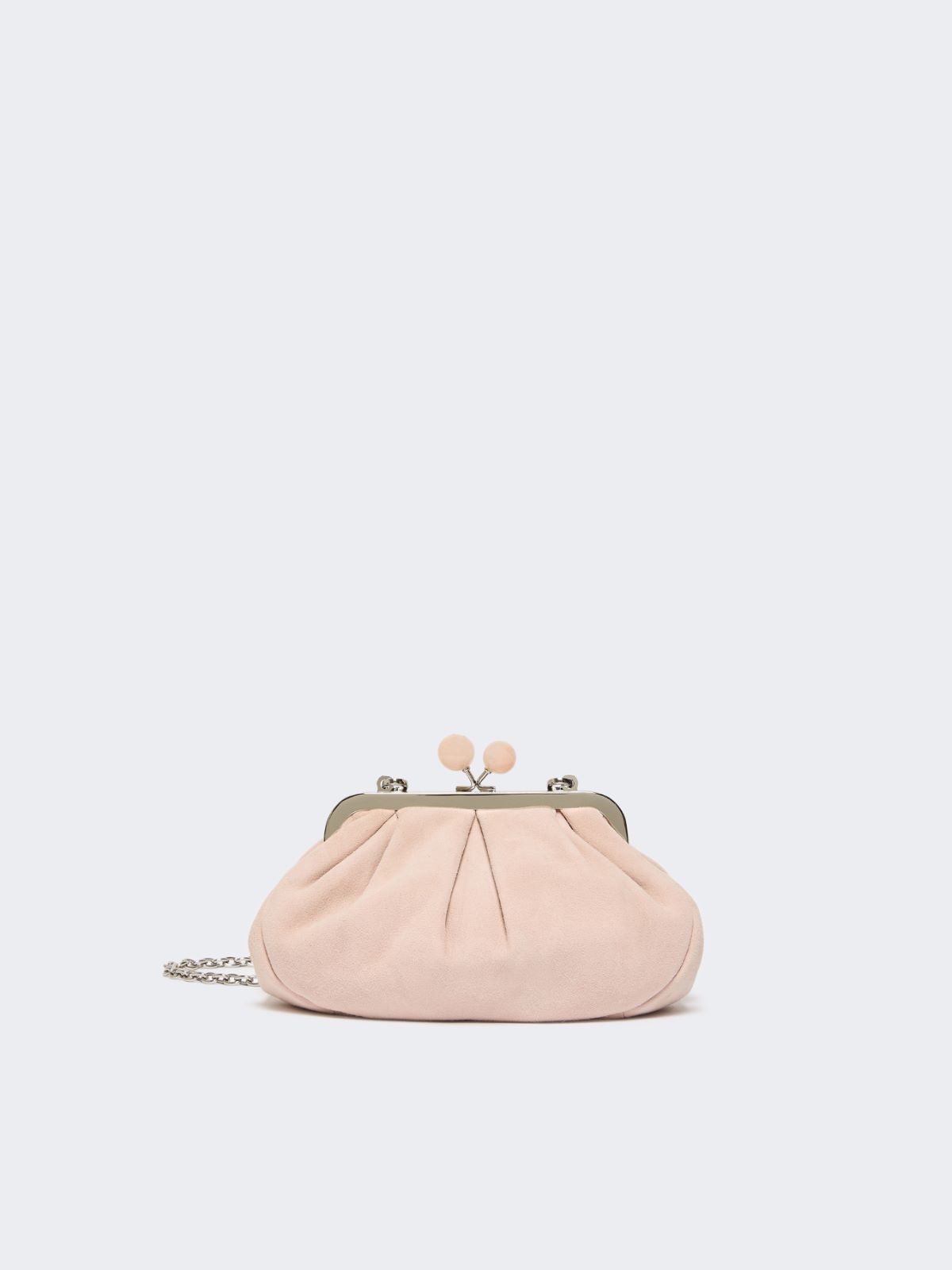 Small suede Pasticcino Bag - POWDER - Max Mara - 5