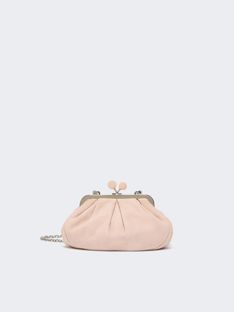 Small suede Pasticcino Bag - POWDER - Max Mara