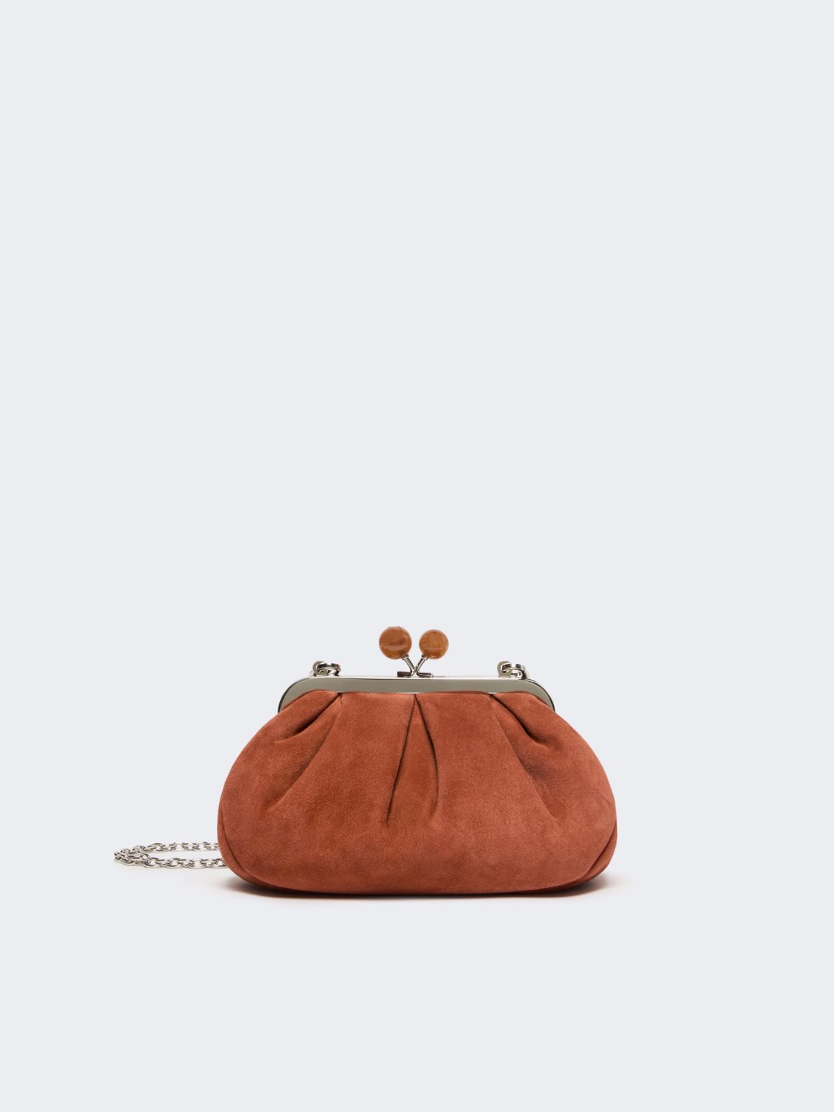 Small suede Pasticcino Bag - BROWN - Max Mara - 6
