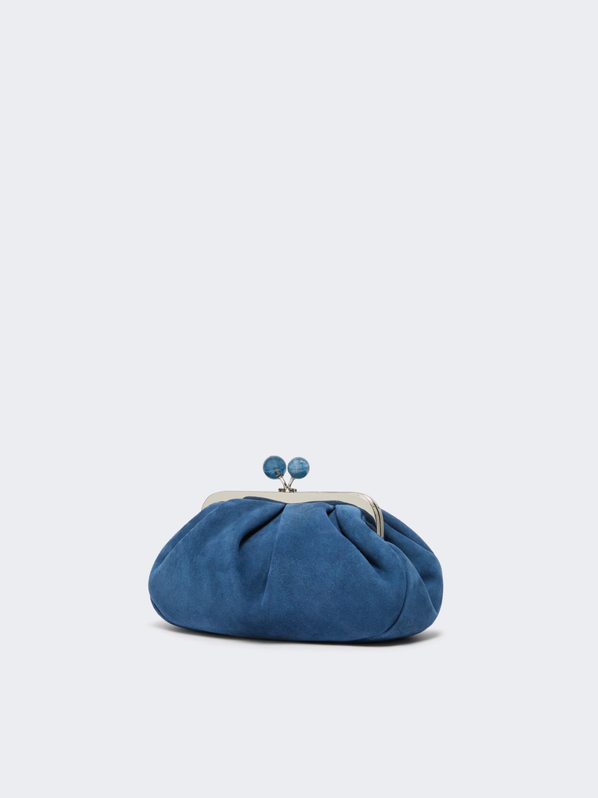 Small suede Pasticcino Bag - CORNFLOWER BLUE - Max Mara - 6