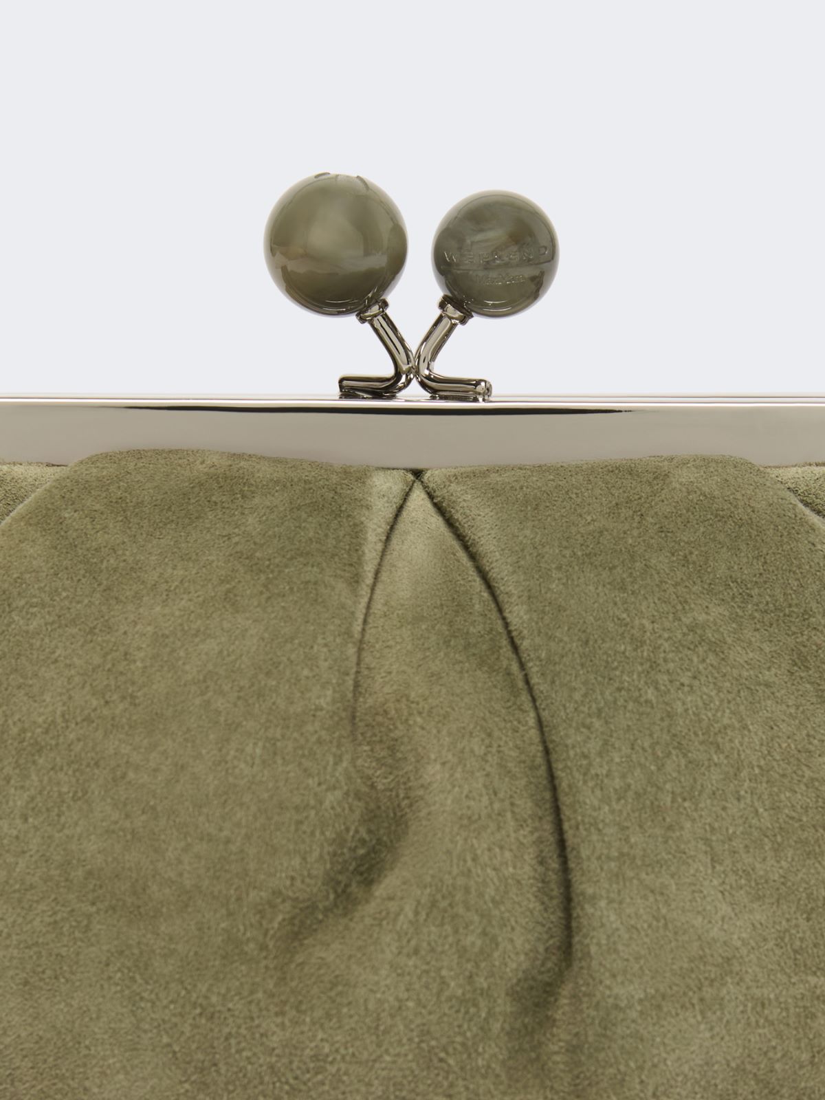 Small suede Pasticcino Bag - MUD - Max Mara - 6