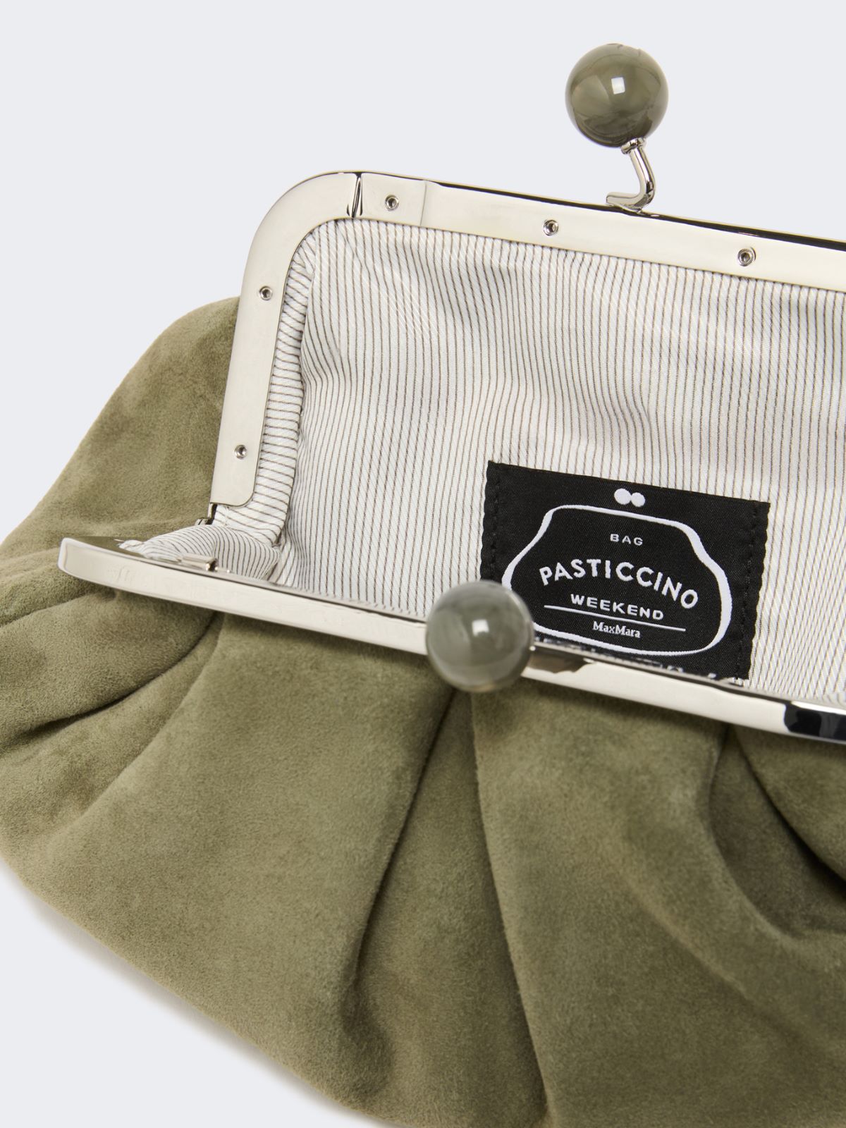 Small suede Pasticcino Bag - MUD - Max Mara - 6