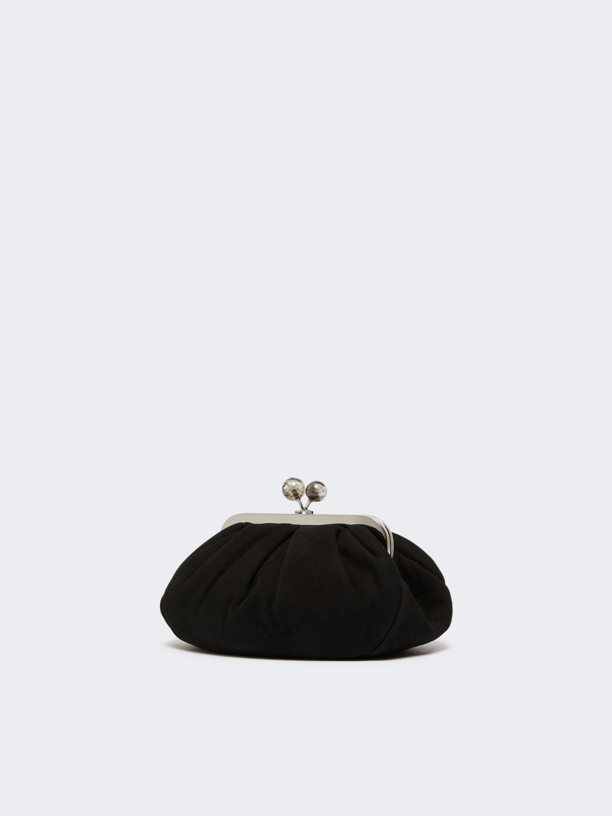Small suede Pasticcino Bag - BLACK - Max Mara - 5
