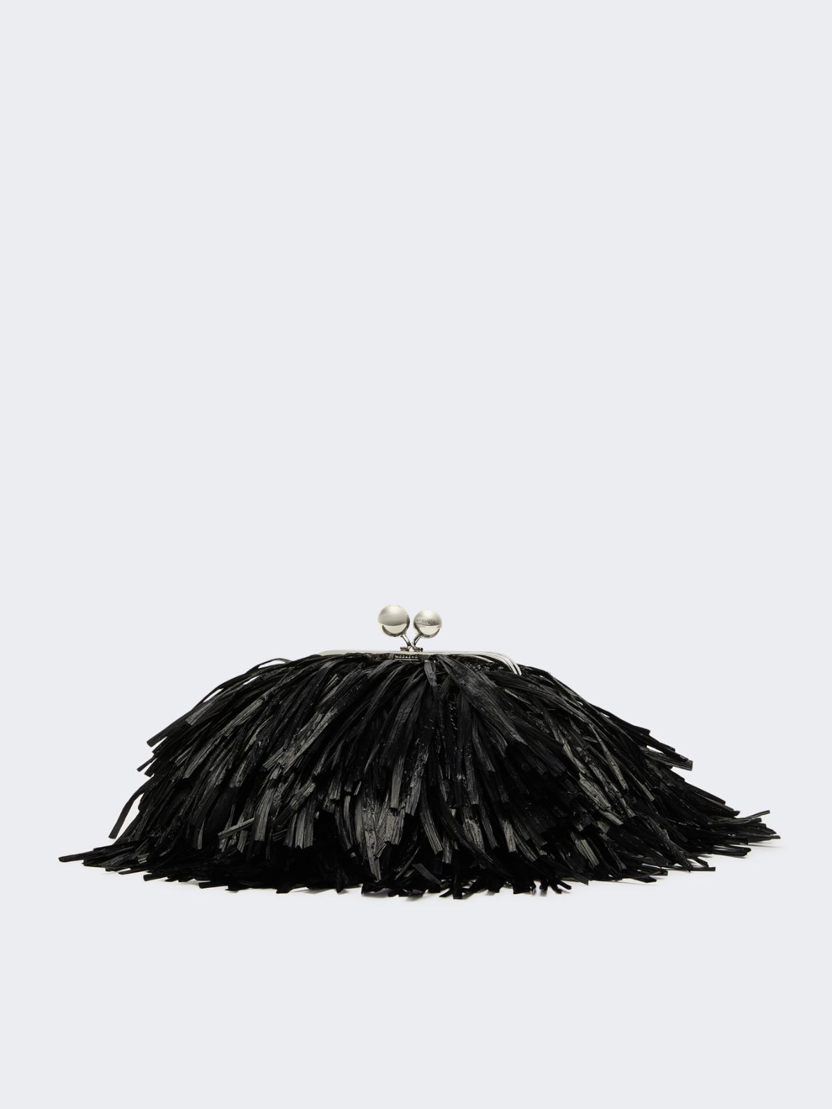 Small Pasticcino Bag with fringes - BLACK - Max Mara - 2