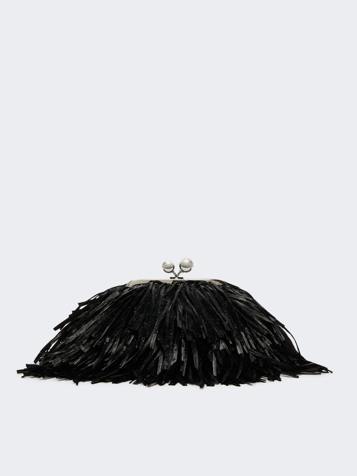 Small Pasticcino Bag with fringes - BLACK - Max Mara - 3