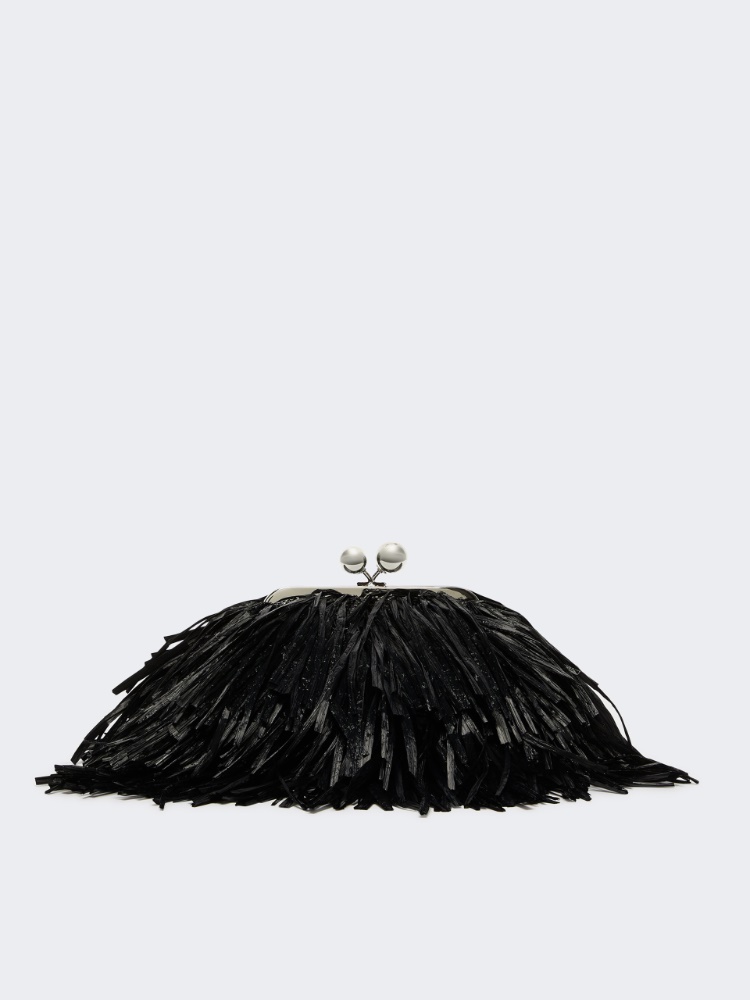 Small Pasticcino Bag with fringes - BLACK - Max Mara - 3