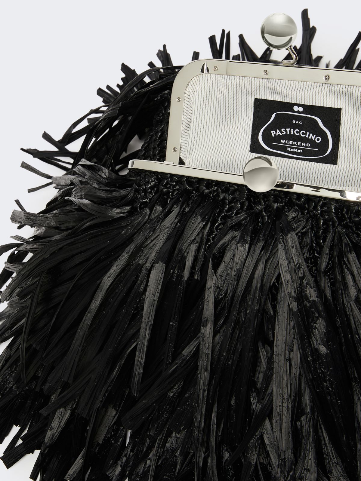 Small Pasticcino Bag with fringes - BLACK - Max Mara - 5