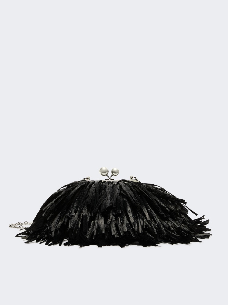 Small Pasticcino Bag with fringes - BLACK - Max Mara