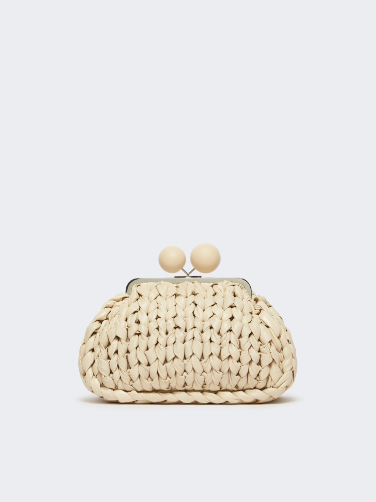 Medium nappa leather tricot Pasticcino Bag - IVORY - Max Mara - 3