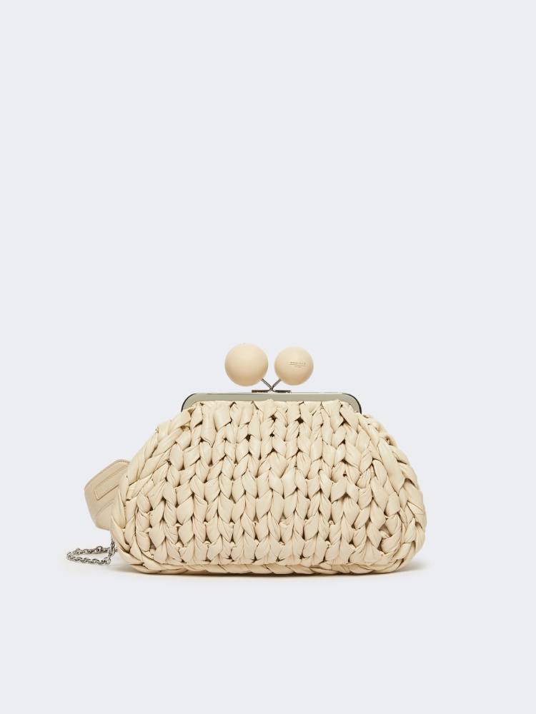 Medium nappa leather tricot Pasticcino Bag - IVORY - Max Mara - 1