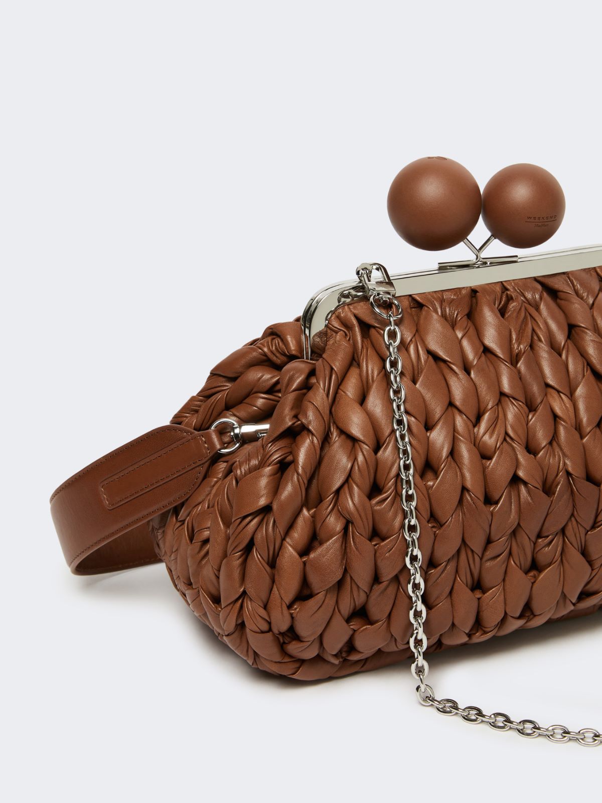 Mittelgroße Pasticcino Bag aus Nappa-Trikot-Stoff - TABACK - Max Mara - 3