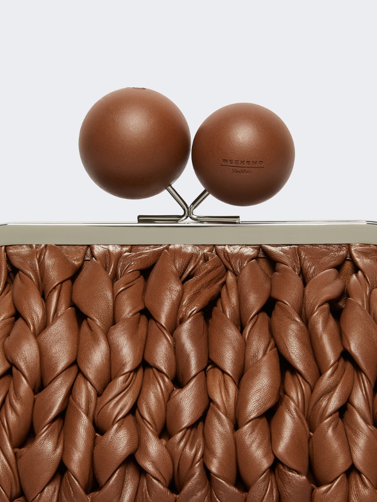 Mittelgroße Pasticcino Bag aus Nappa-Trikot-Stoff - TABACK - Max Mara - 4