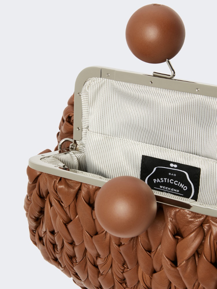 Mittelgroße Pasticcino Bag aus Nappa-Trikot-Stoff - TABACK - Max Mara - 5