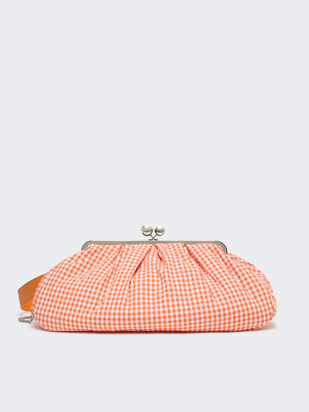Bolso Pasticcino Large de algodón vichy - NARANJA - Max Mara - 6