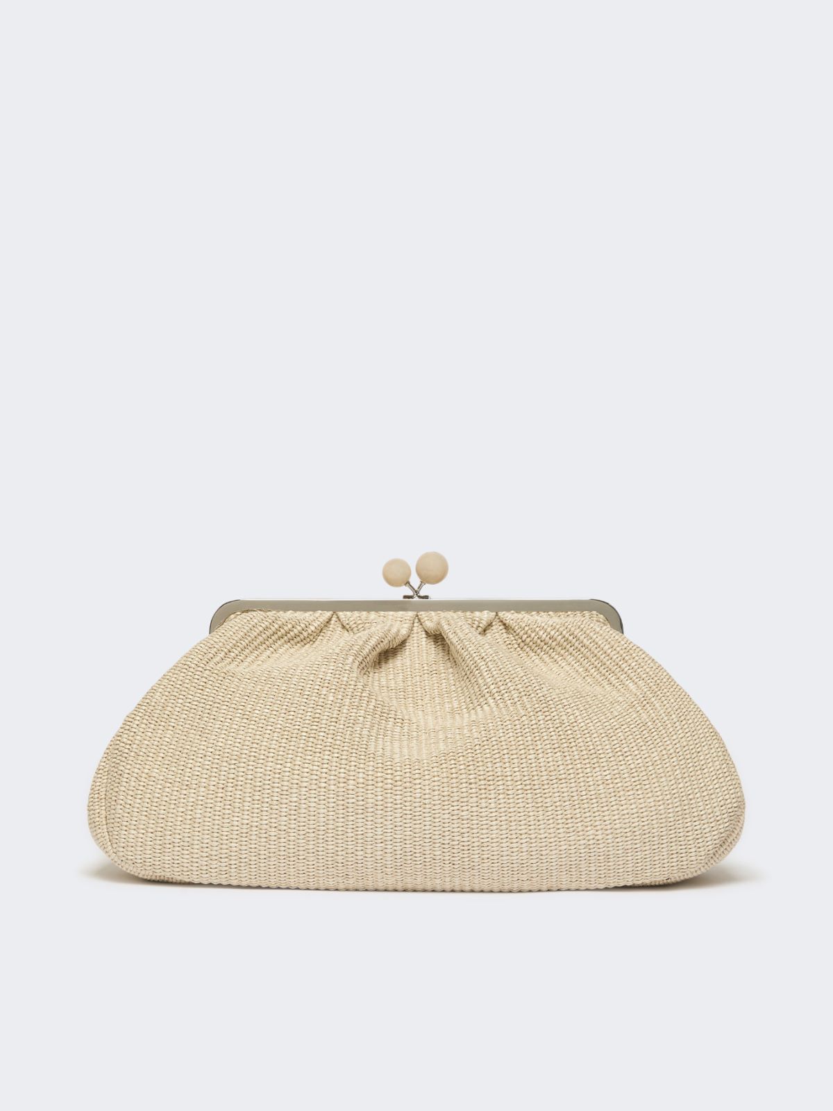 Large raffia-effect Pasticcino bag - TURTLEDOVE - Max Mara - 3