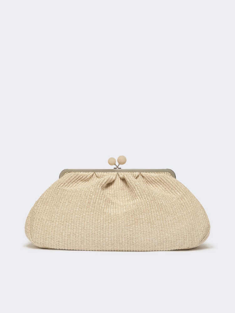 Large raffia-effect Pasticcino bag - TURTLEDOVE - Max Mara - 3