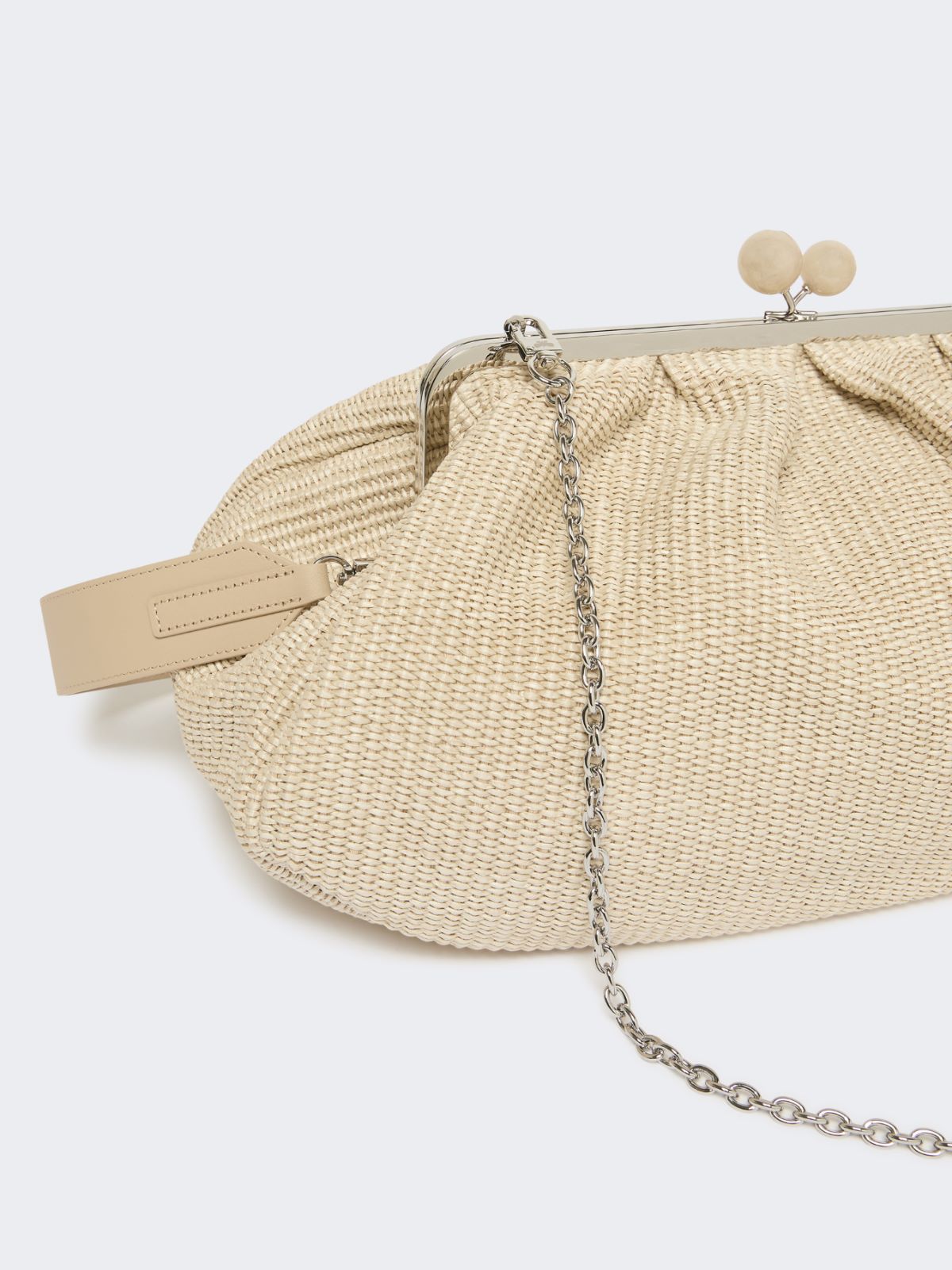 Large raffia-effect Pasticcino bag - TURTLEDOVE - Max Mara - 3