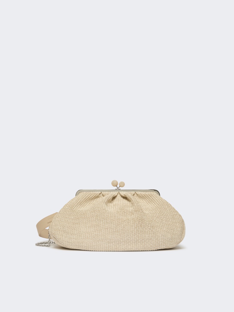 Large raffia-effect Pasticcino bag - TURTLEDOVE - Max Mara