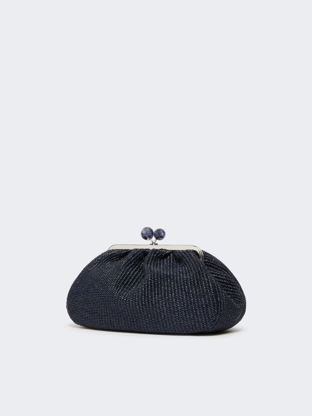 Medium raffia-effect Pasticcino bag - ULTRAMARINE - Max Mara - 2