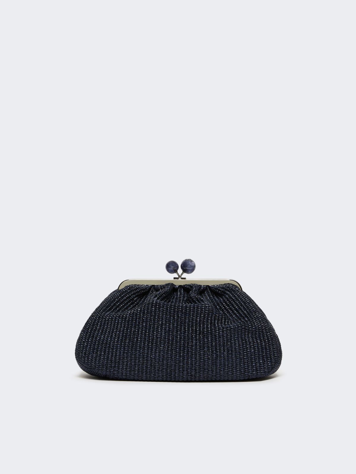 Medium raffia-effect Pasticcino bag - ULTRAMARINE - Max Mara - 3