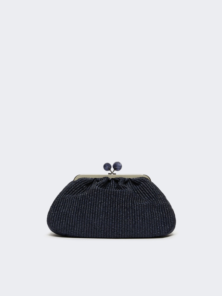 Medium raffia-effect Pasticcino bag - ULTRAMARINE - Max Mara - 3