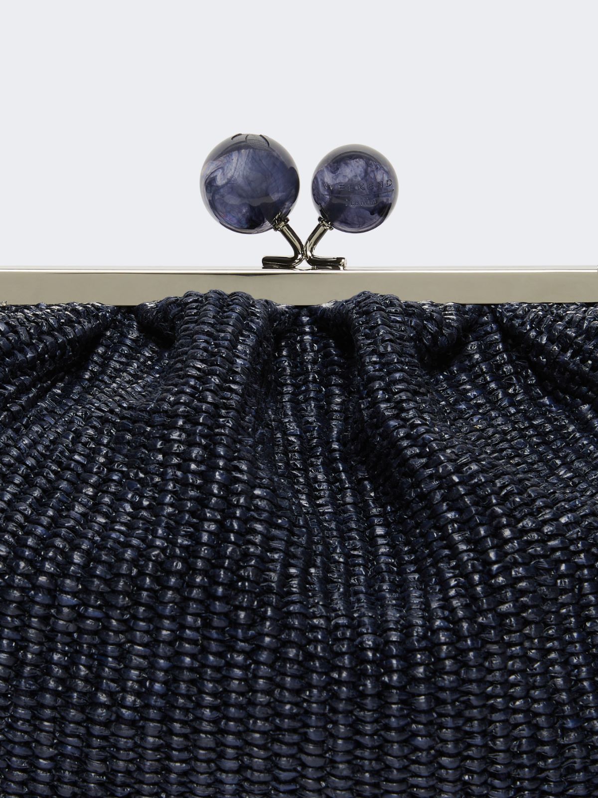 Medium raffia-effect Pasticcino bag - ULTRAMARINE - Max Mara - 4