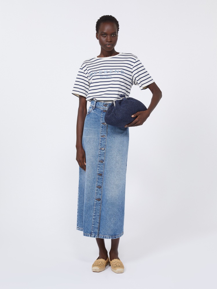 Medium raffia-effect Pasticcino bag + ULTRAMARINE - Max Mara