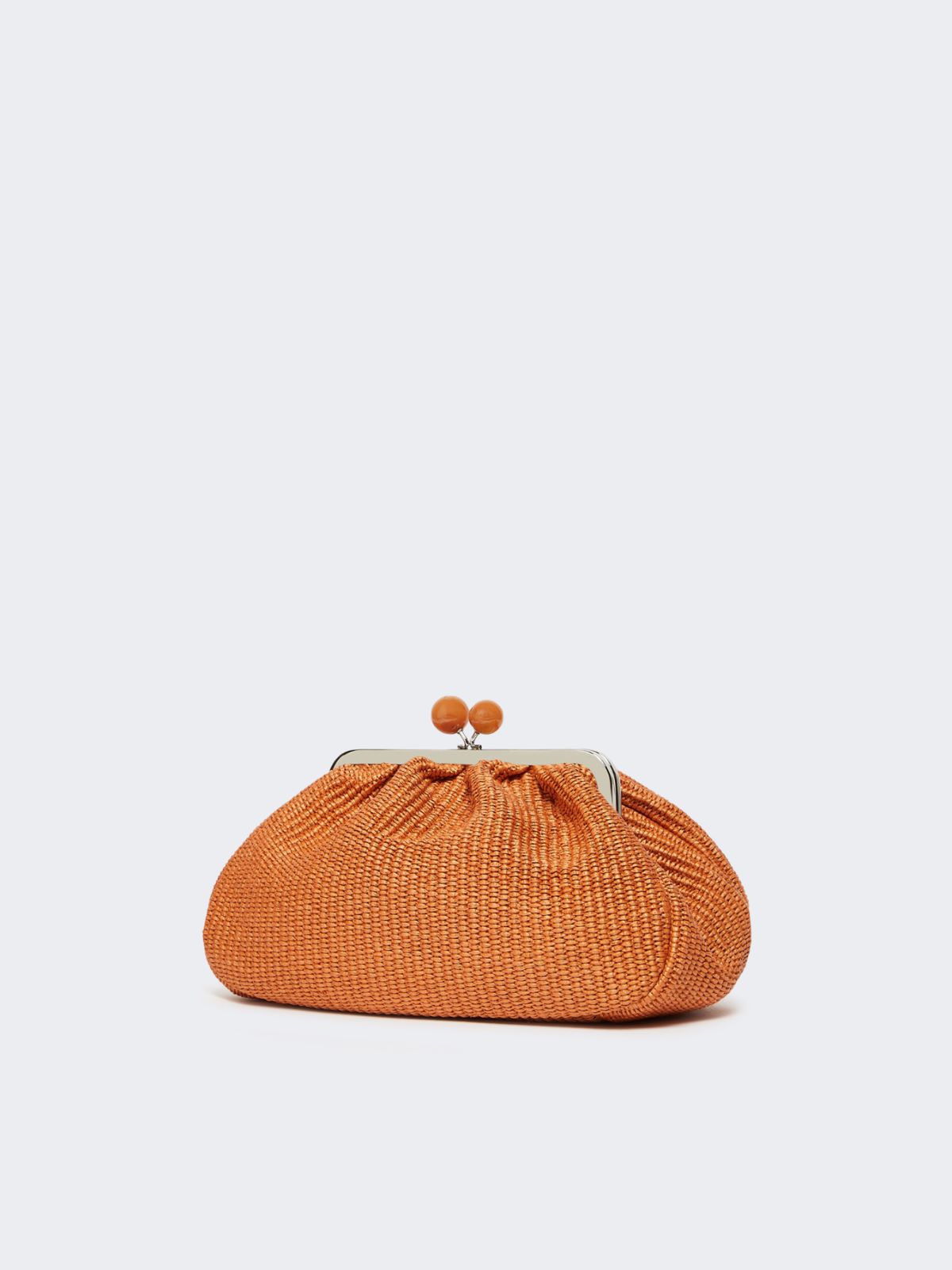 Medium raffia-effect Pasticcino bag - SALMON - Max Mara - 12