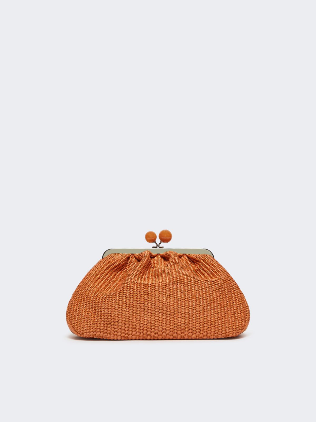 Medium raffia-effect Pasticcino bag - SALMON - Max Mara - 12