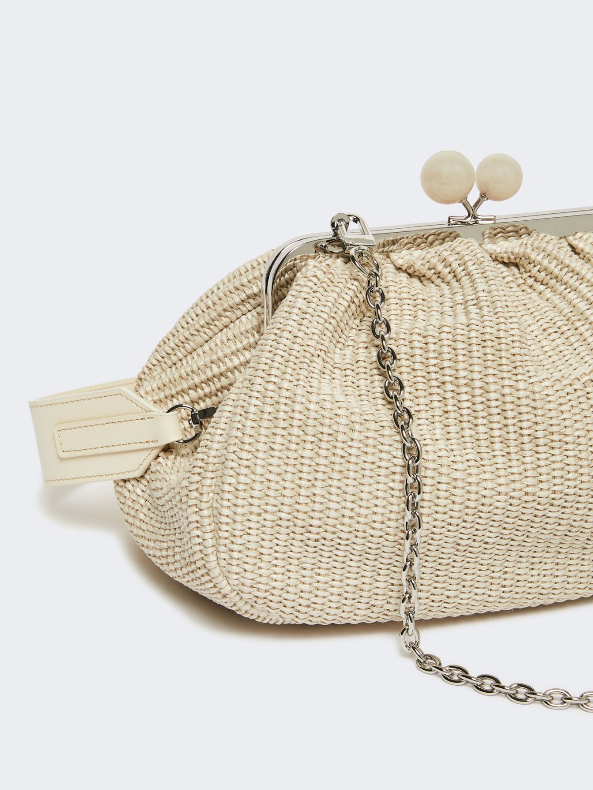 Medium raffia-effect Pasticcino bag - TURTLEDOVE - Max Mara - 12