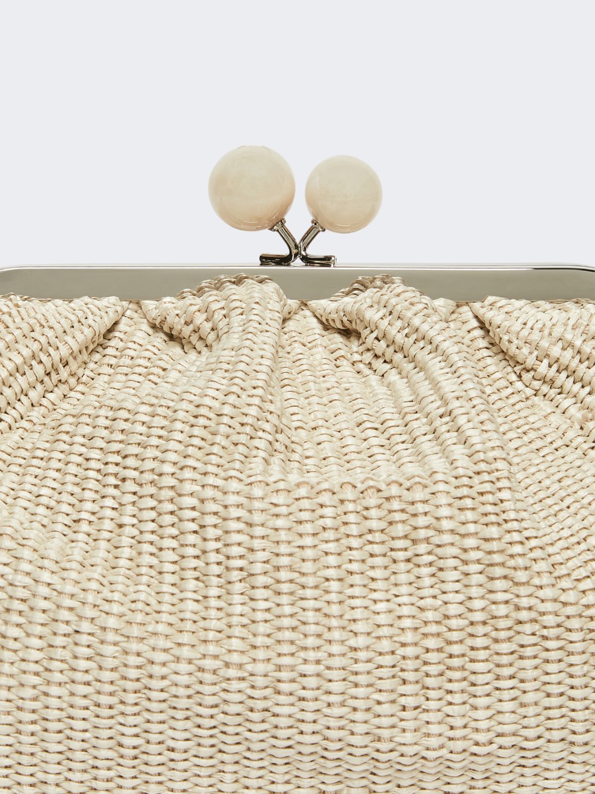 Medium raffia-effect Pasticcino bag - TURTLEDOVE - Max Mara - 12