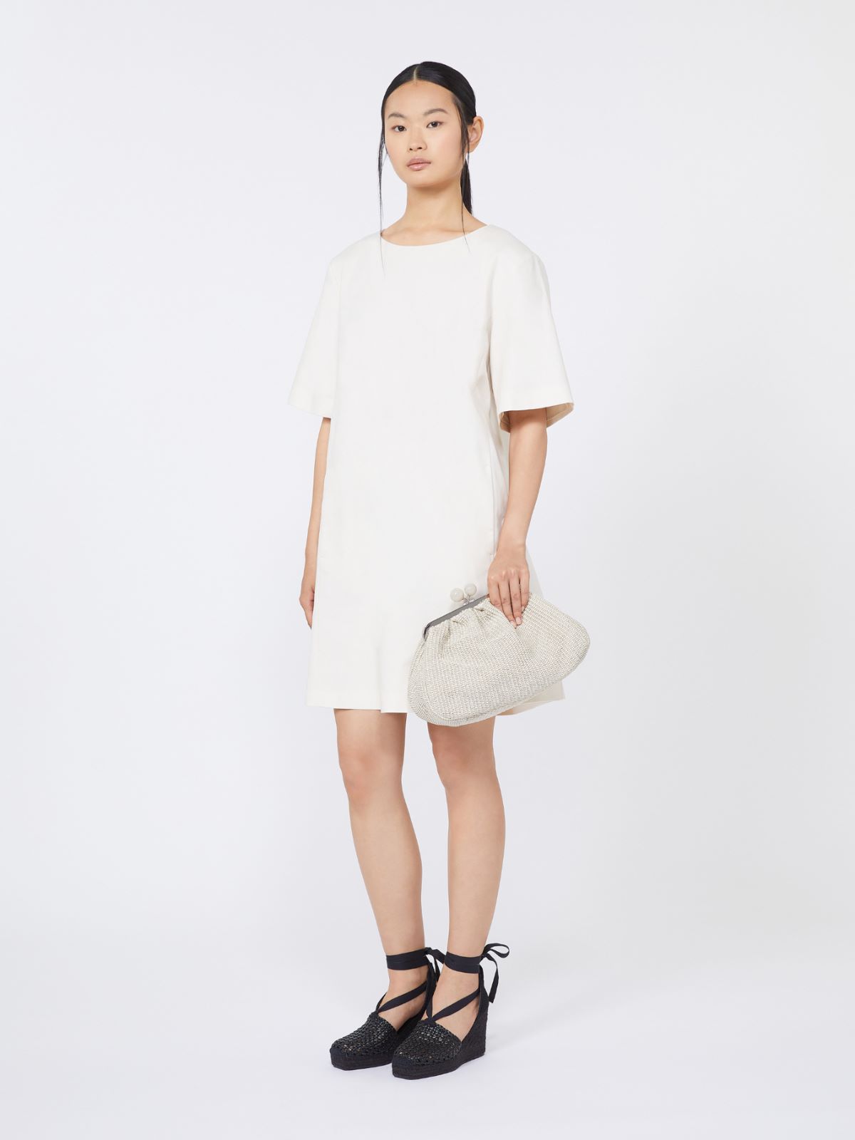 Medium raffia-effect Pasticcino bag - TURTLEDOVE - Max Mara - 12