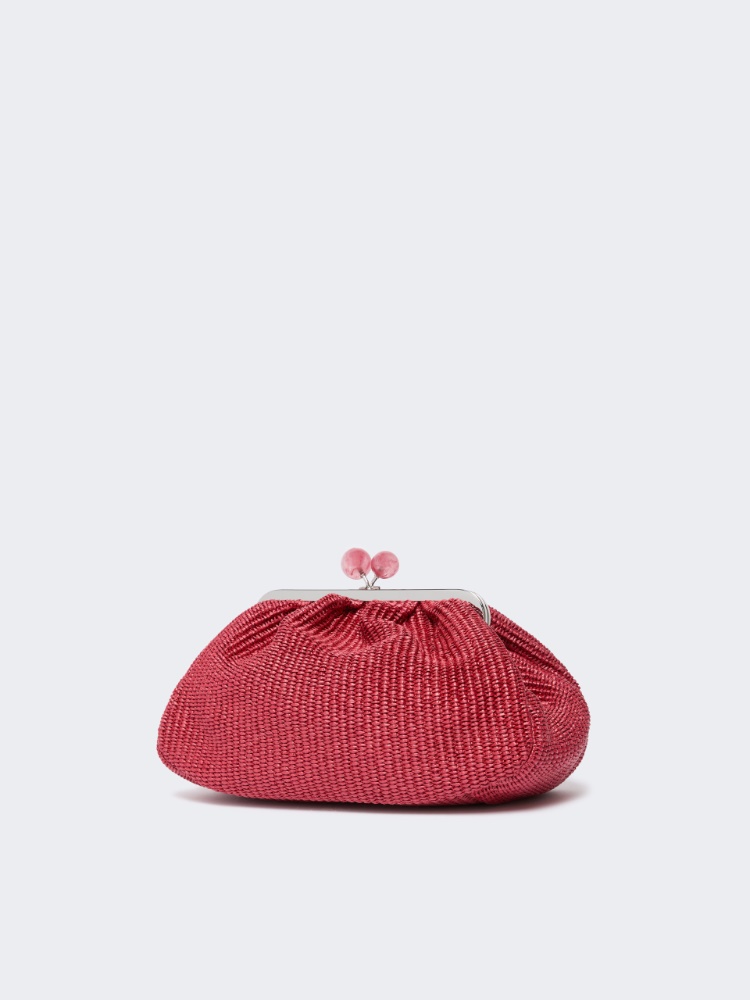 Pasticcino Bag moyen effet raphia - VIEUX ROSE - 2