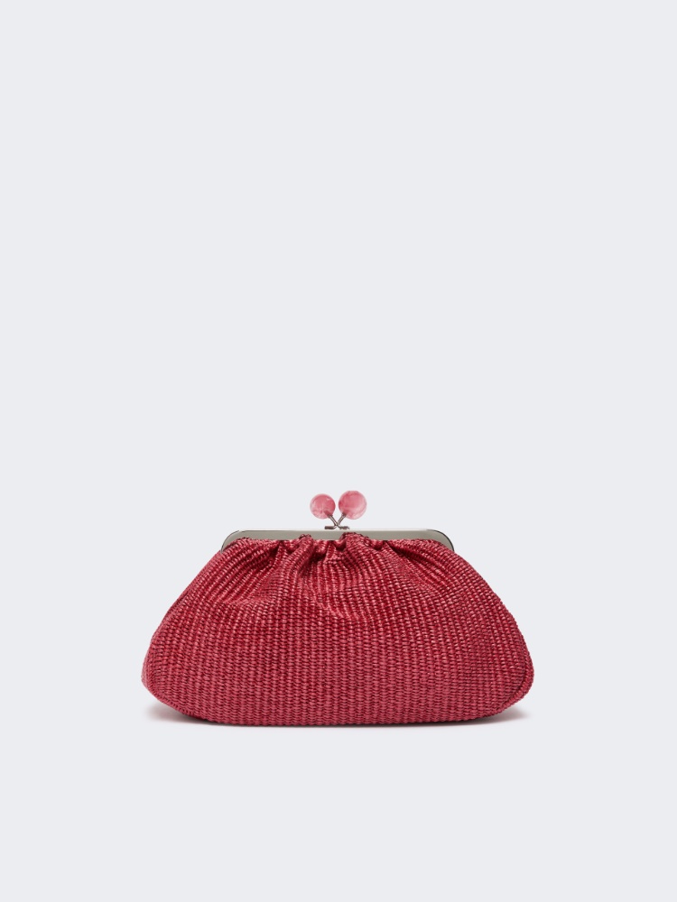 Medium raffia-effect Pasticcino bag - ANTIQUE ROSE - Max Mara - 3