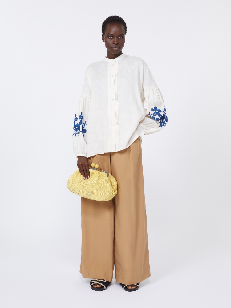 Pasticcino Bag mediano efecto rafia - AMARILLO - 6