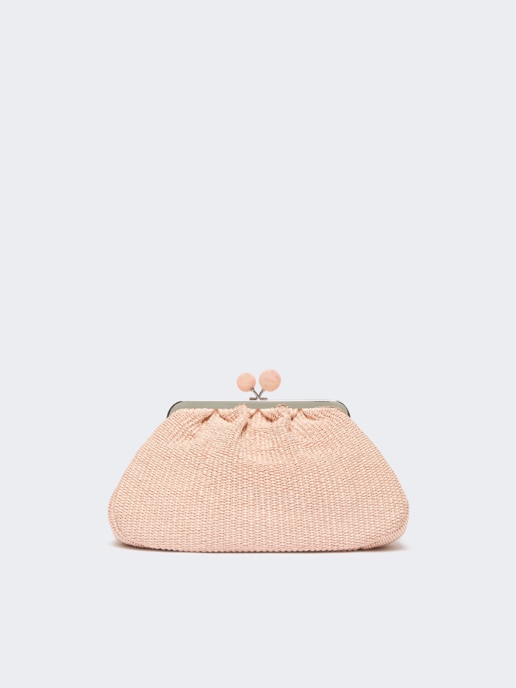 Medium raffia-effect Pasticcino bag - ANTIQUE ROSE - Max Mara - 3