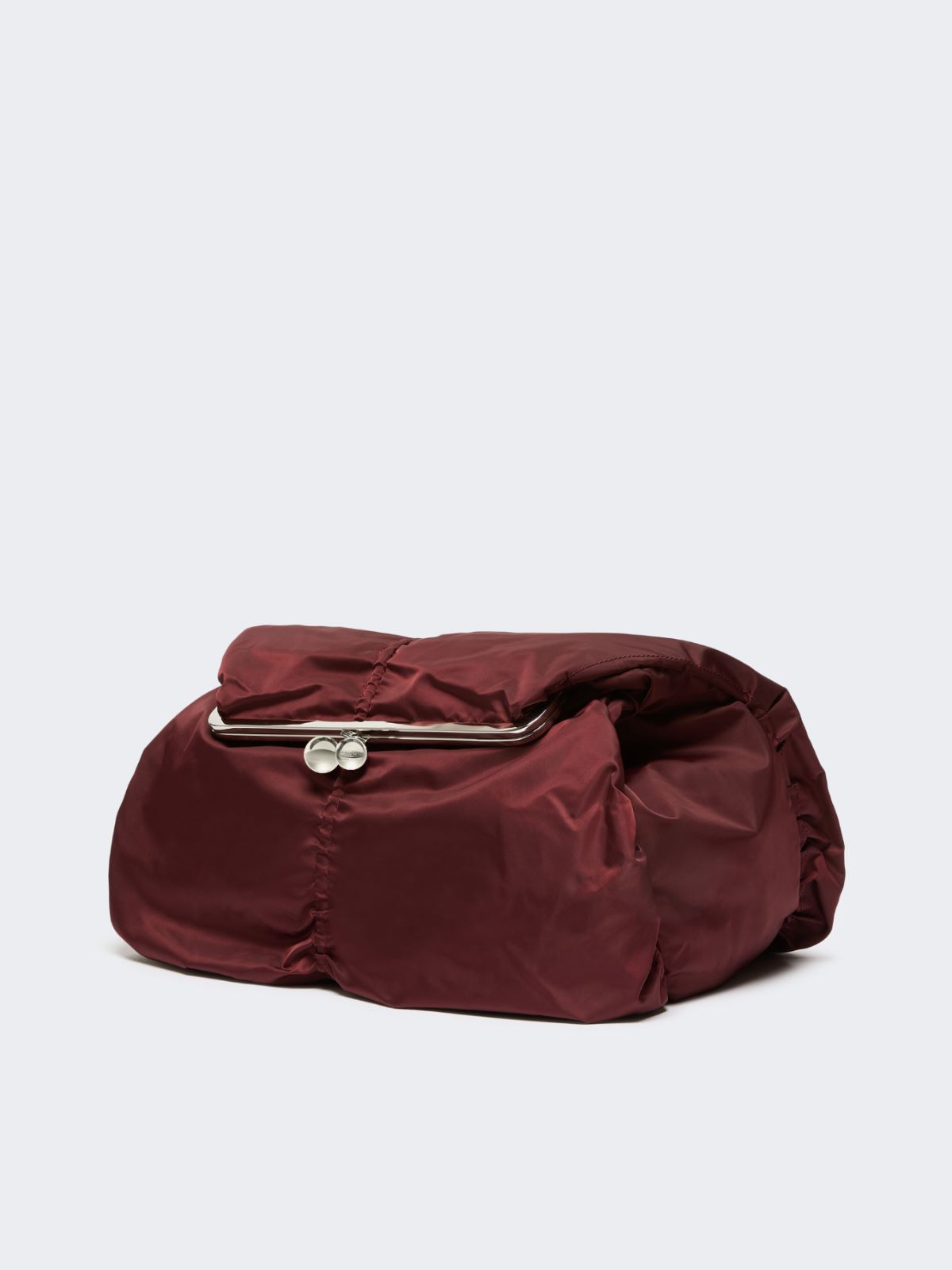 Extra-large technical gabardine Pasticcino Bag - BORDEAUX - Max Mara - 5
