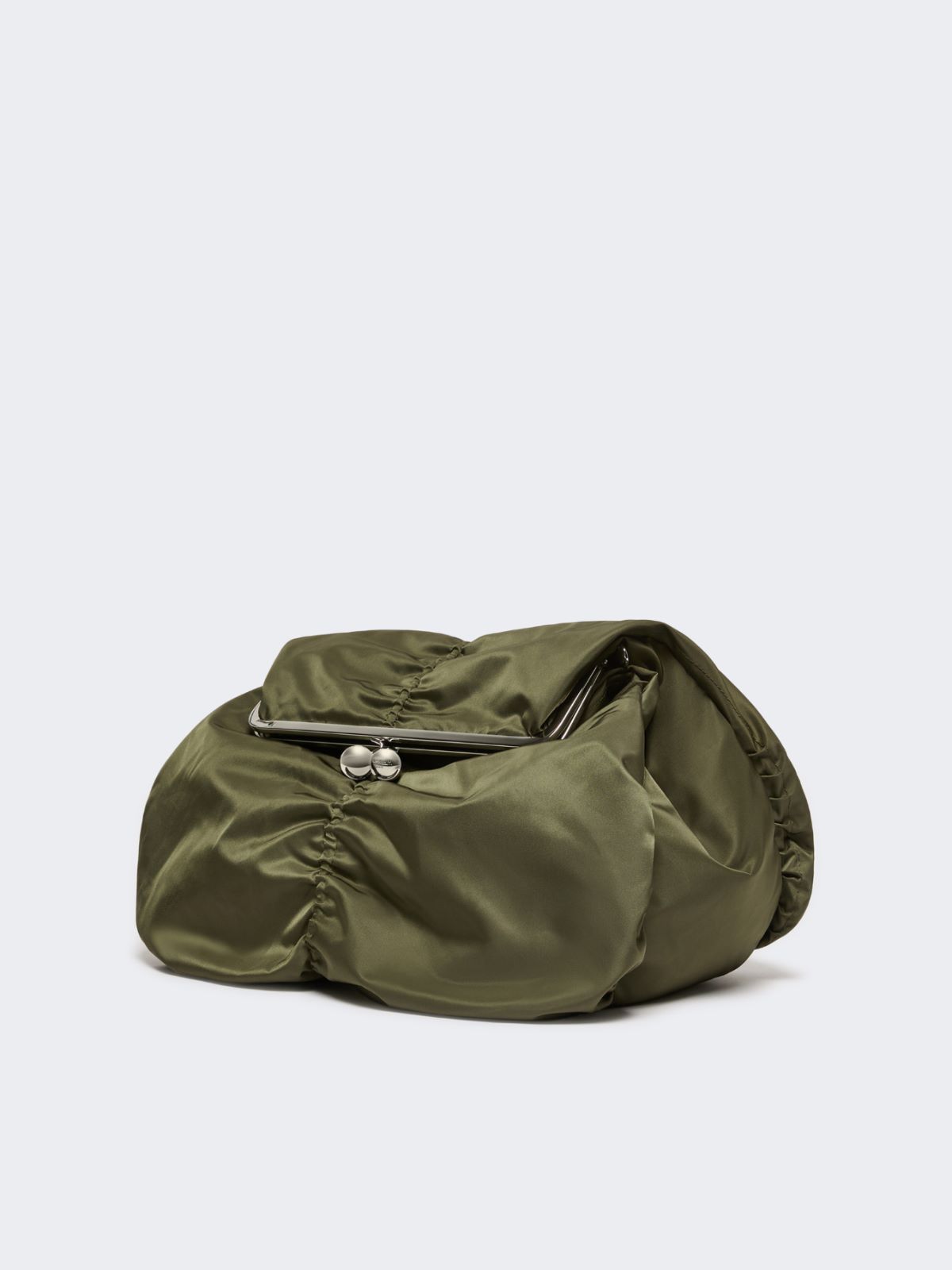 Extra-large technical gabardine Pasticcino Bag - SAGE GREEN - Max Mara - 6