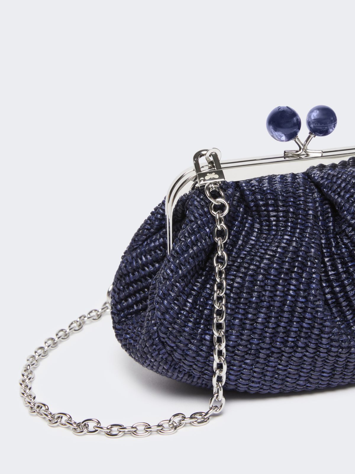 Small raffia-effect Pasticcino Bag - ULTRAMARINE - Max Mara - 9