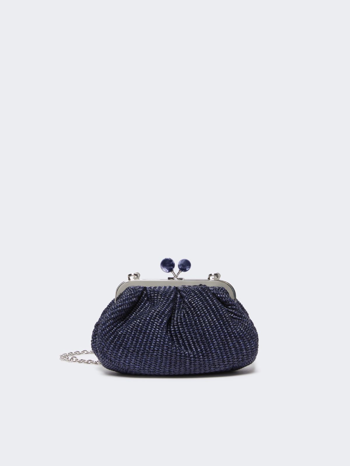 Small raffia-effect Pasticcino Bag - ULTRAMARINE - Max Mara - 9