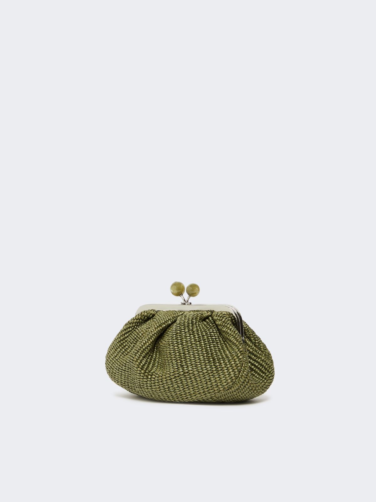 Small raffia-effect Pasticcino Bag - SAGE GREEN - Max Mara - 12