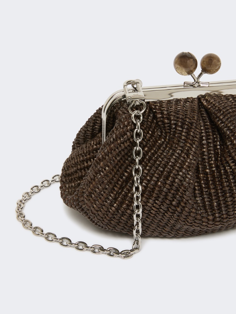 Pasticcino Bag small effetto rafia - MARRONE SCURO - Max Mara - 3