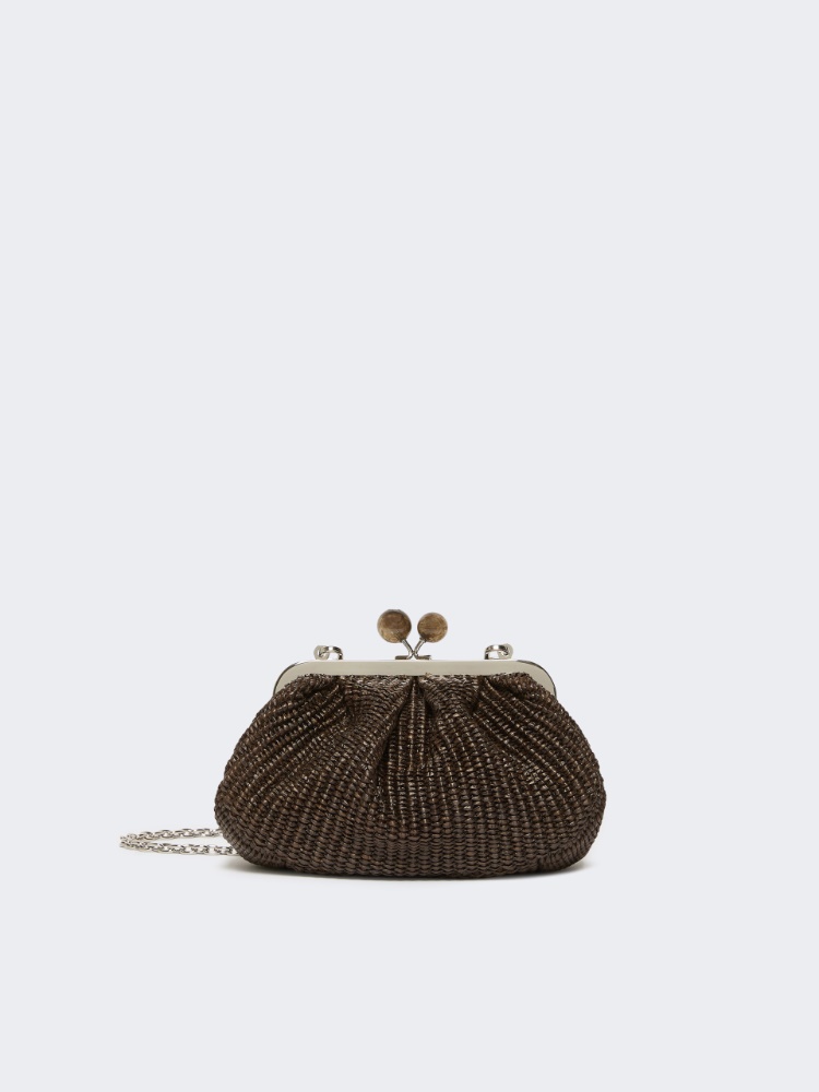 Pasticcino Bag small effetto rafia - MARRONE SCURO - Max Mara - 1