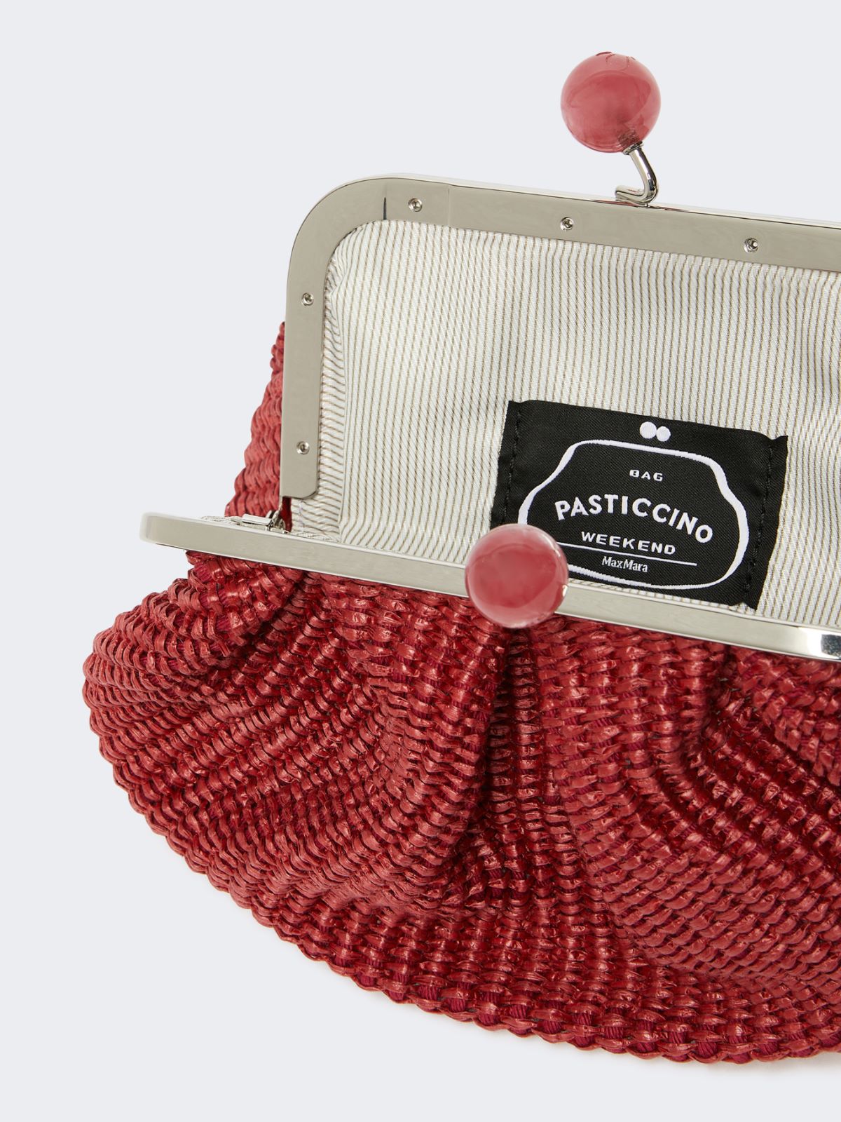 Small raffia-effect Pasticcino Bag - ANTIQUE ROSE - Max Mara - 5