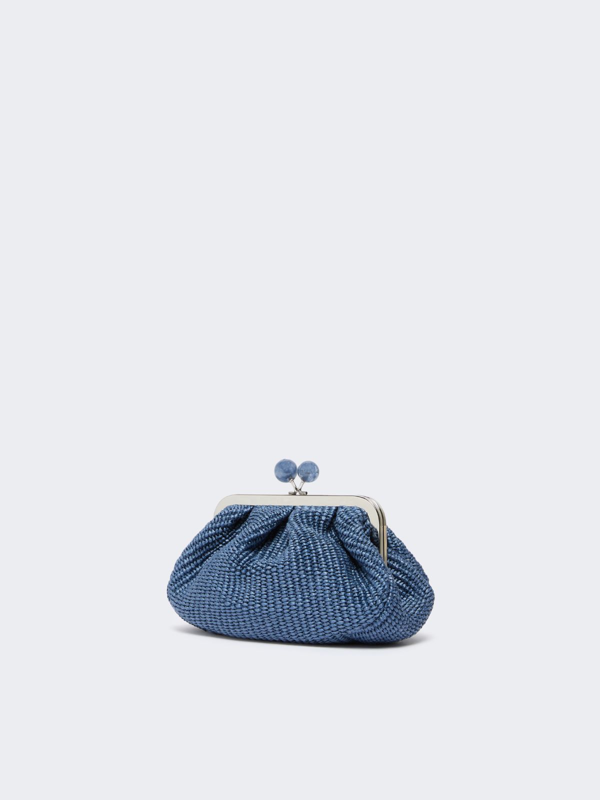 Pasticcino Bag pequeño efecto rafia - AZUL AVIACION - 2