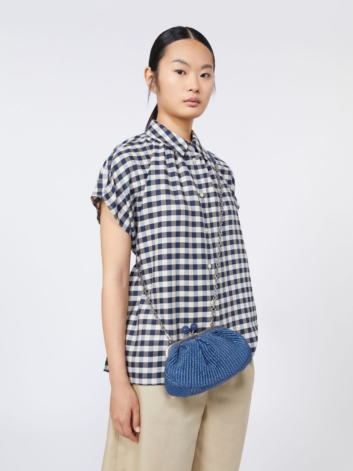 Small raffia-effect Pasticcino Bag - AVIO