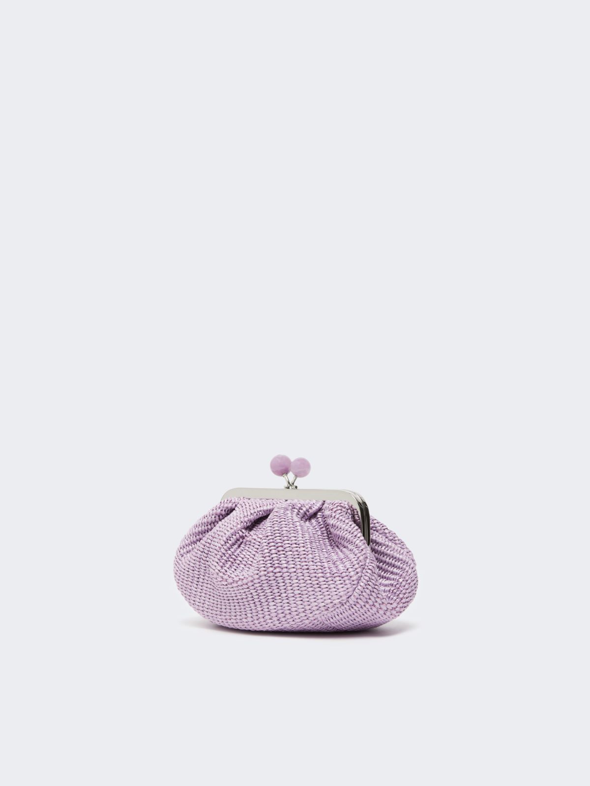 Small raffia-effect Pasticcino Bag - LILAC - Max Mara - 12
