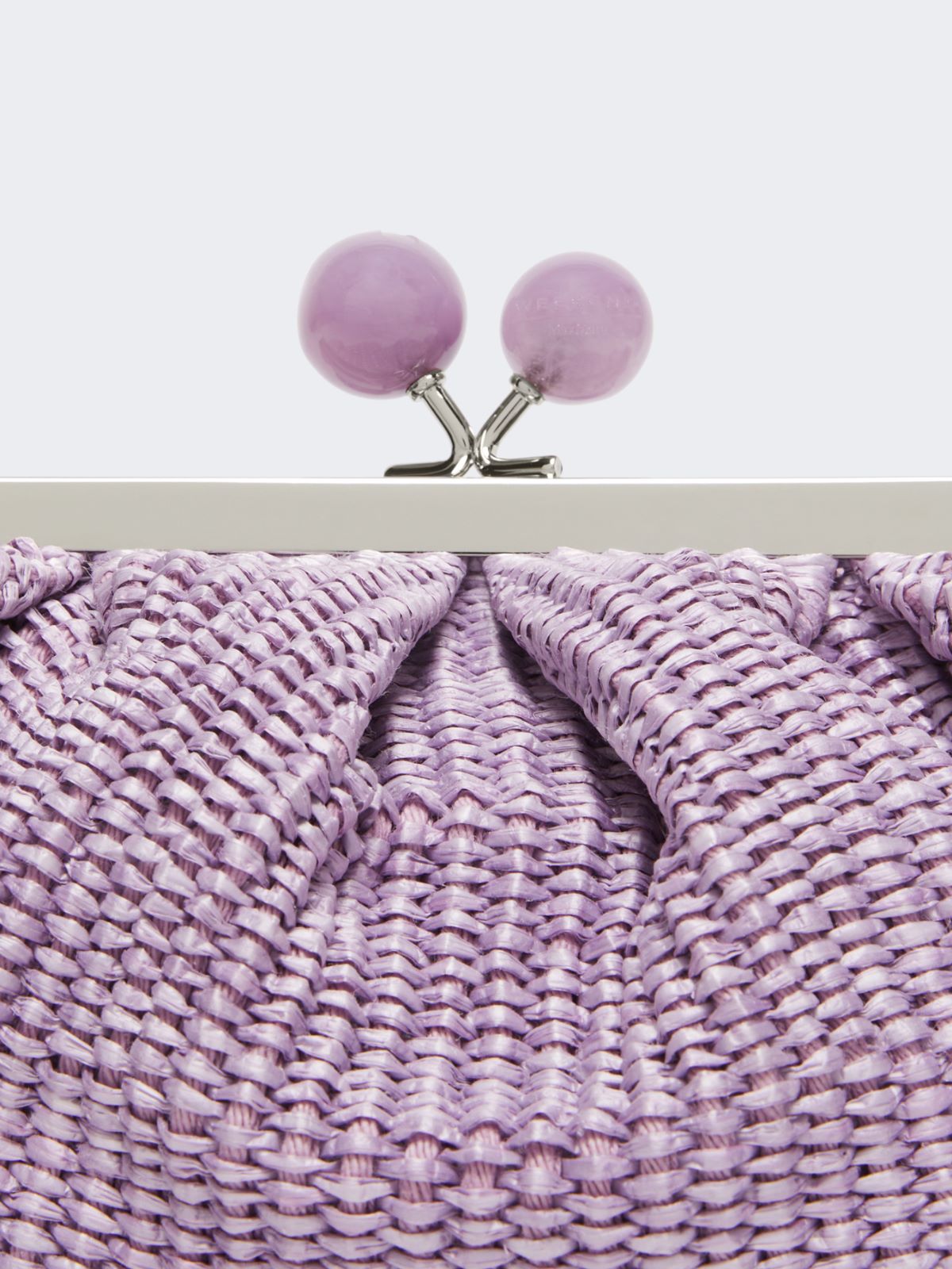 Small raffia-effect Pasticcino Bag - LILAC - Max Mara - 12